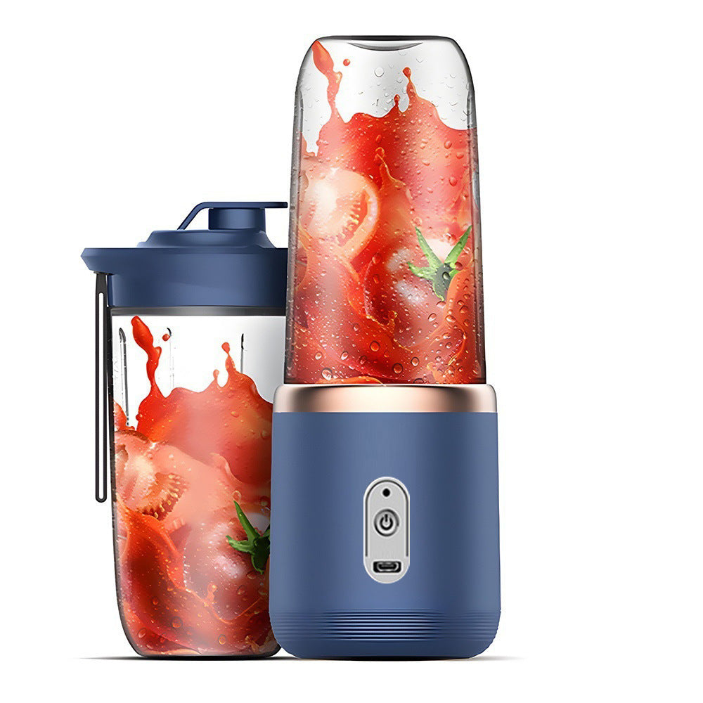 Portable juicer with 6 blades, 500 ml