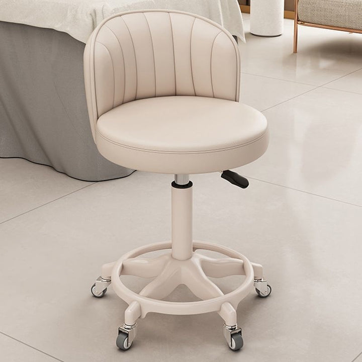 Bar stool with bowl and high backrest