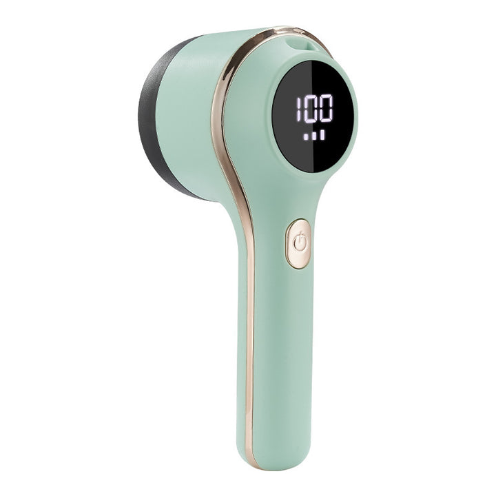 Battery lint remover with digital display