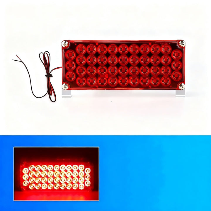 LED Flashlight, triangular, 12-24V