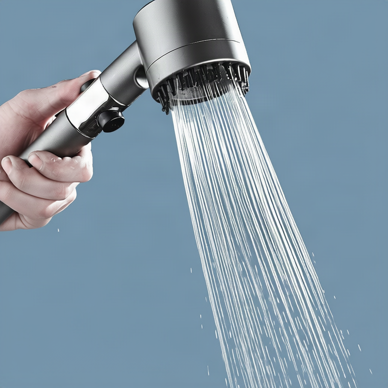 Multifunctional shower head with LED and massage function