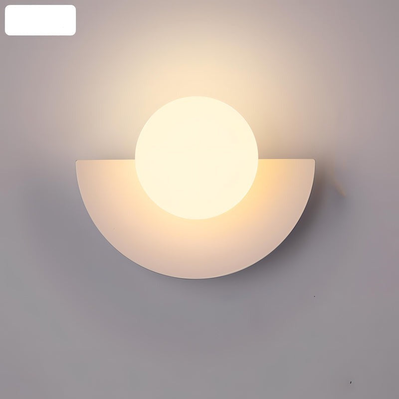BowLift | Semi-Circular Wall Lamp in Scandinavian Style Minimalism and Warm Light
