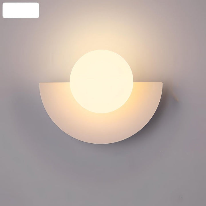 BowLift | Semi-Circular Wall Lamp in Scandinavian Style Minimalism and Warm Light