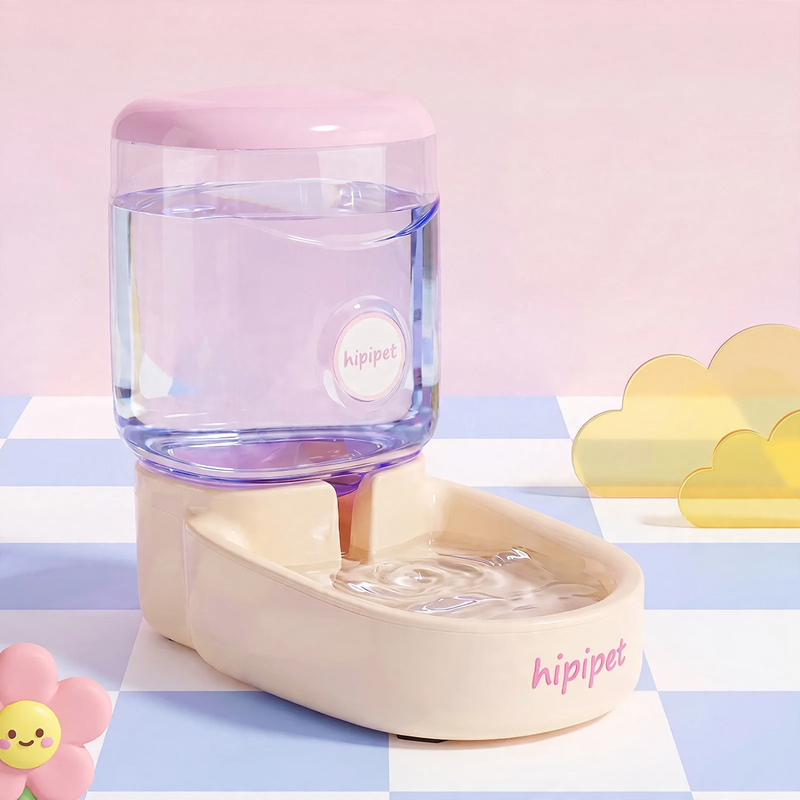 Automatic feeder and water dispenser for pets