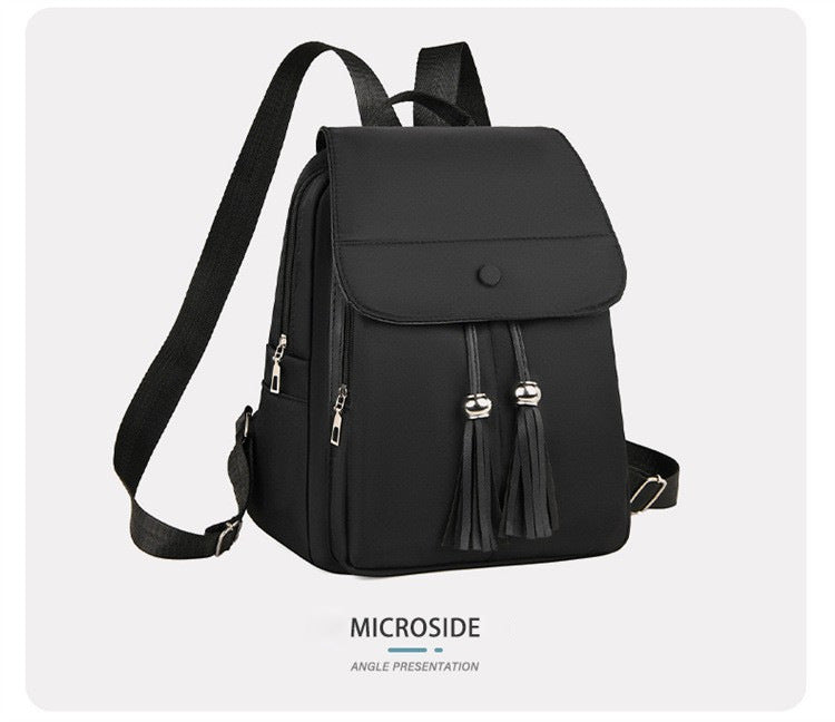 Breathable nylon backpack for women