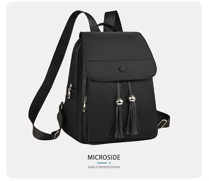 Breathable nylon backpack for women