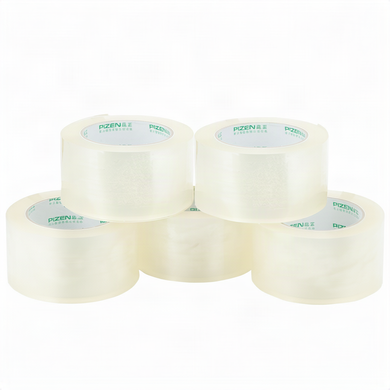 Transparent tape for packaging