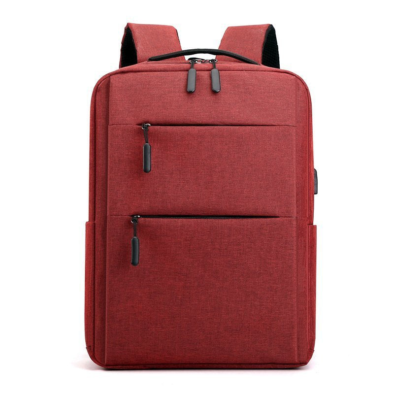 Nylon backpack with USB connection, 20–35 L