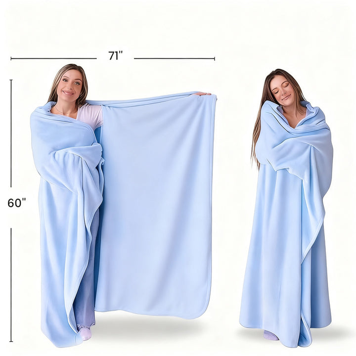 Wearable milk fleece blanket, 152 × 177 cm