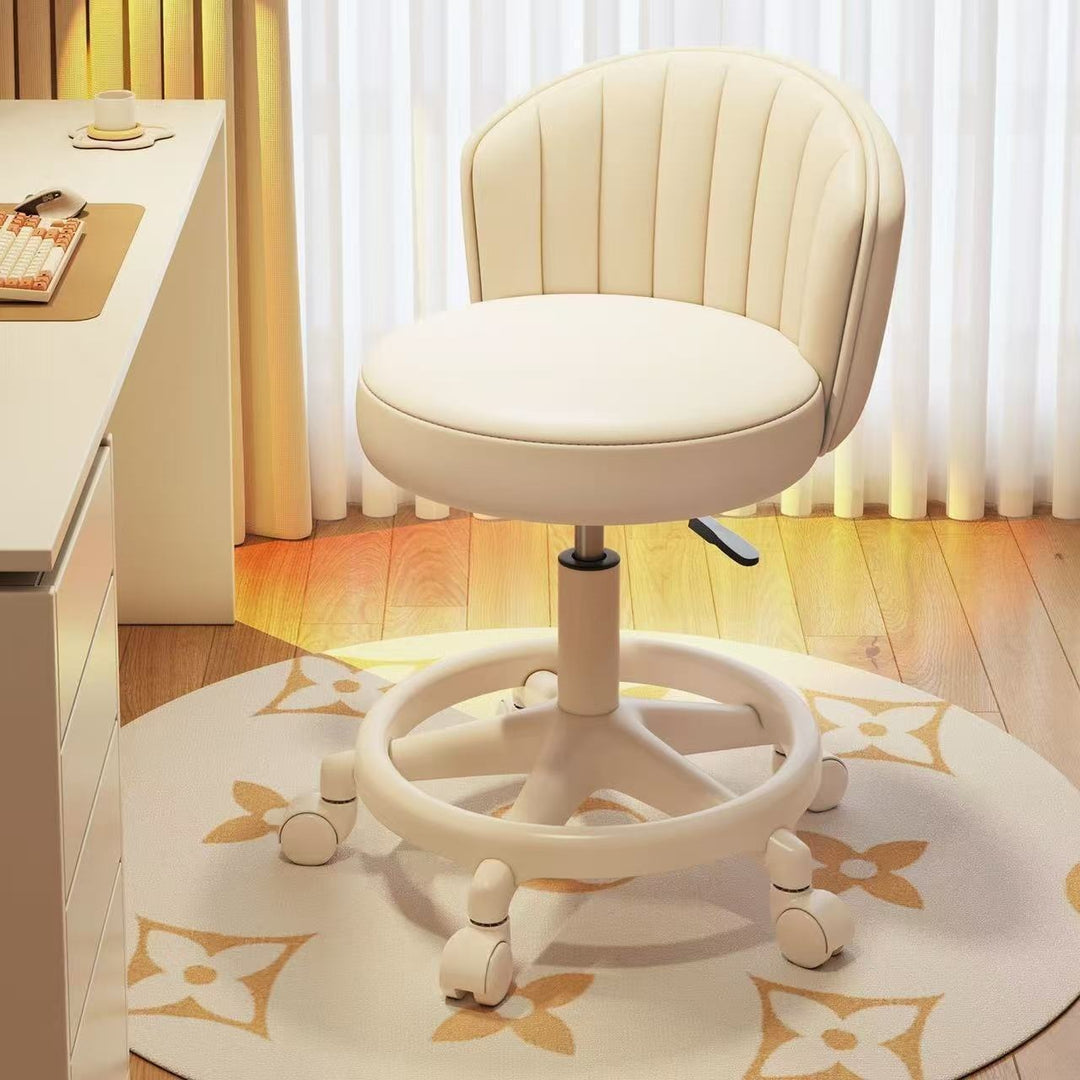 Bar stool with bowl and high backrest