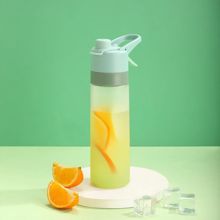 Spray bottle with straw, 650 ml, Tritan