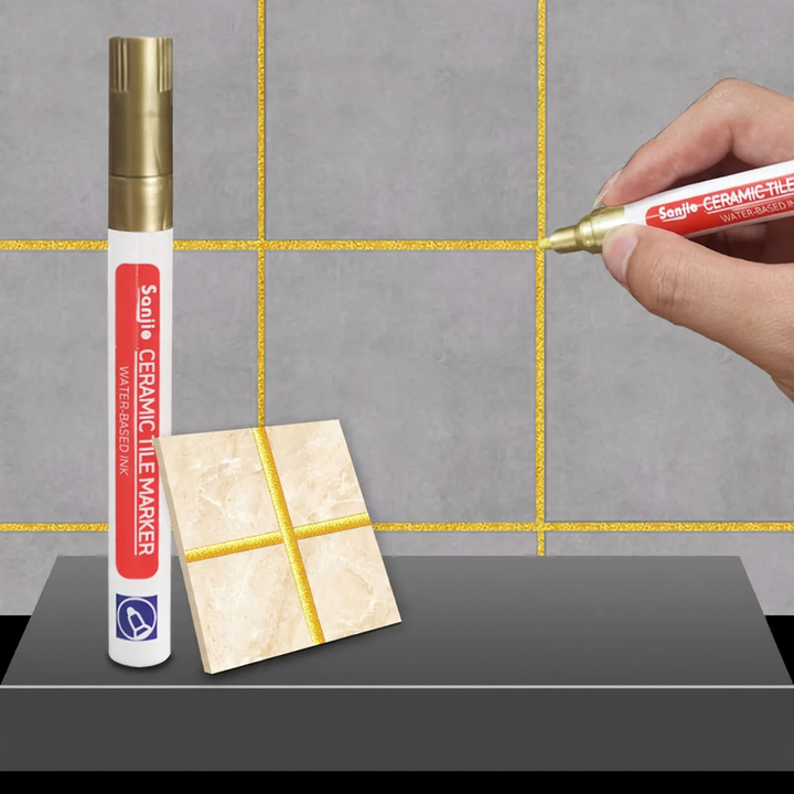 Fugue pen for ceramic tiles, waterproof