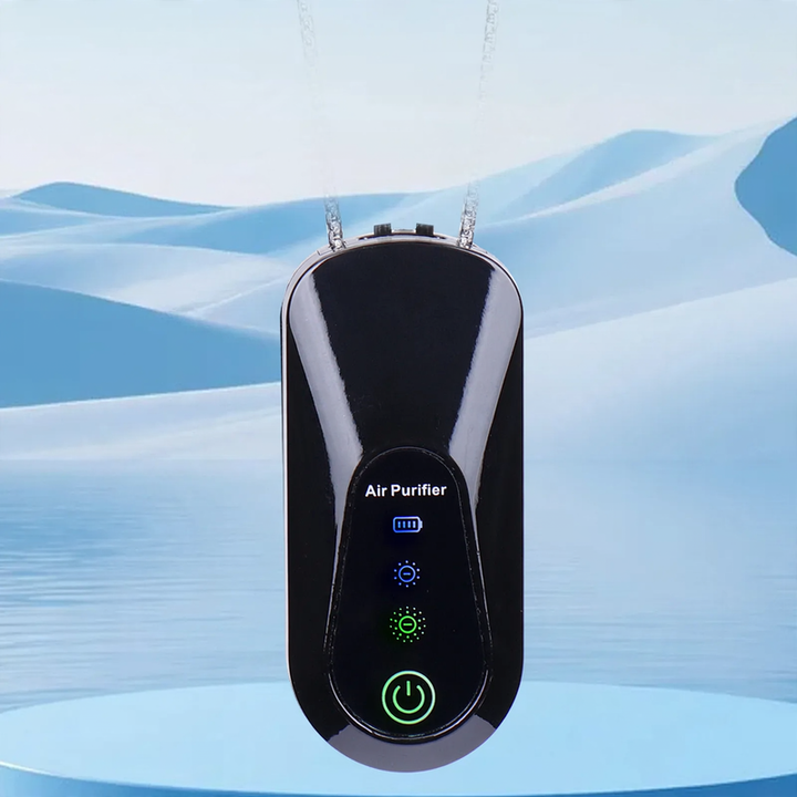 Portable air purifier to hang