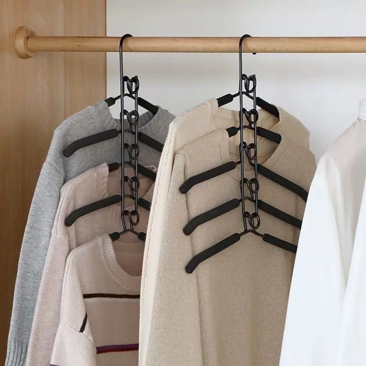 Stainless steel pant hangers, non-slip