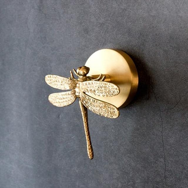 Golden Brass Wall Hooks – Handmade Animal Designs for Stylish Wall Decoration | Bowlift