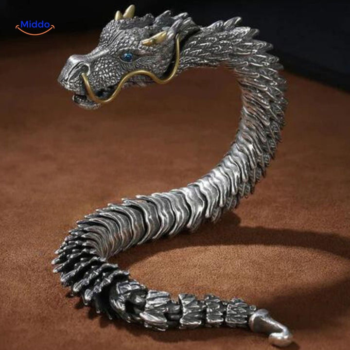 BowLift | DracoShield Retro Bracelet | Stylish Accessory for Confident Men