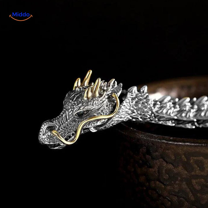 BowLift | DracoShield Retro Bracelet | Stylish Accessory for Confident Men