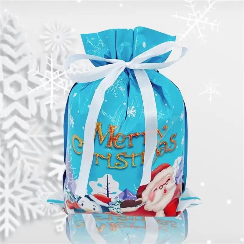 BowLift | Drawstring Reusable Christmas Gift Bags - Gift Packaging Bag Christmas Decorations