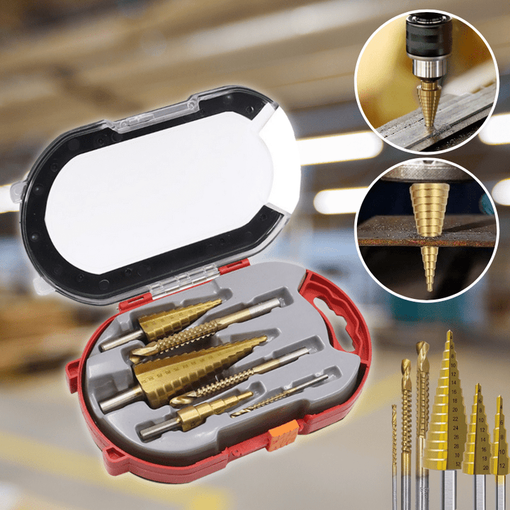 BowLift | SpeedCut Drill Kit – High-Speed Steel Bits for Wood, Plastic, and Metal