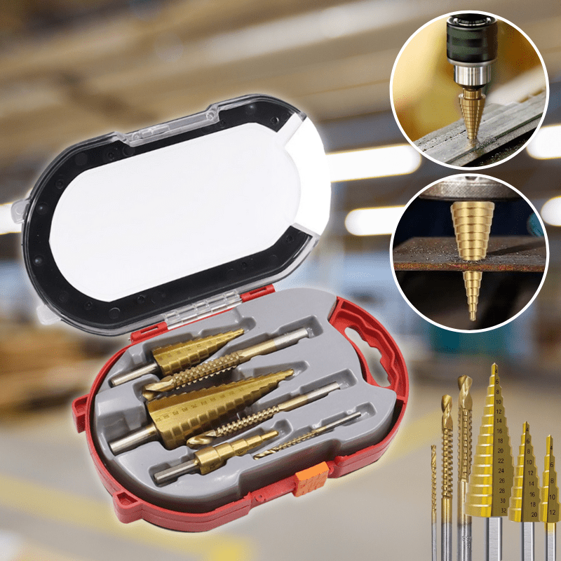 BowLift | SpeedCut Drill Kit – High-Speed Steel Bits for Wood, Plastic, and Metal