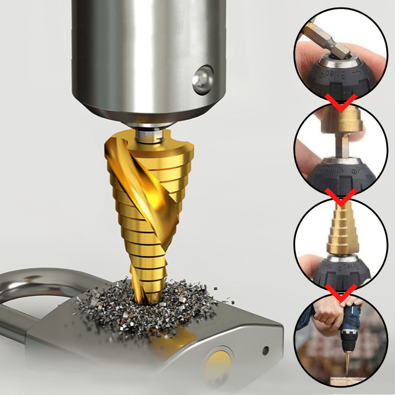 BowLift | SpeedCut Drill Kit – High-Speed Steel Bits for Wood, Plastic, and Metal