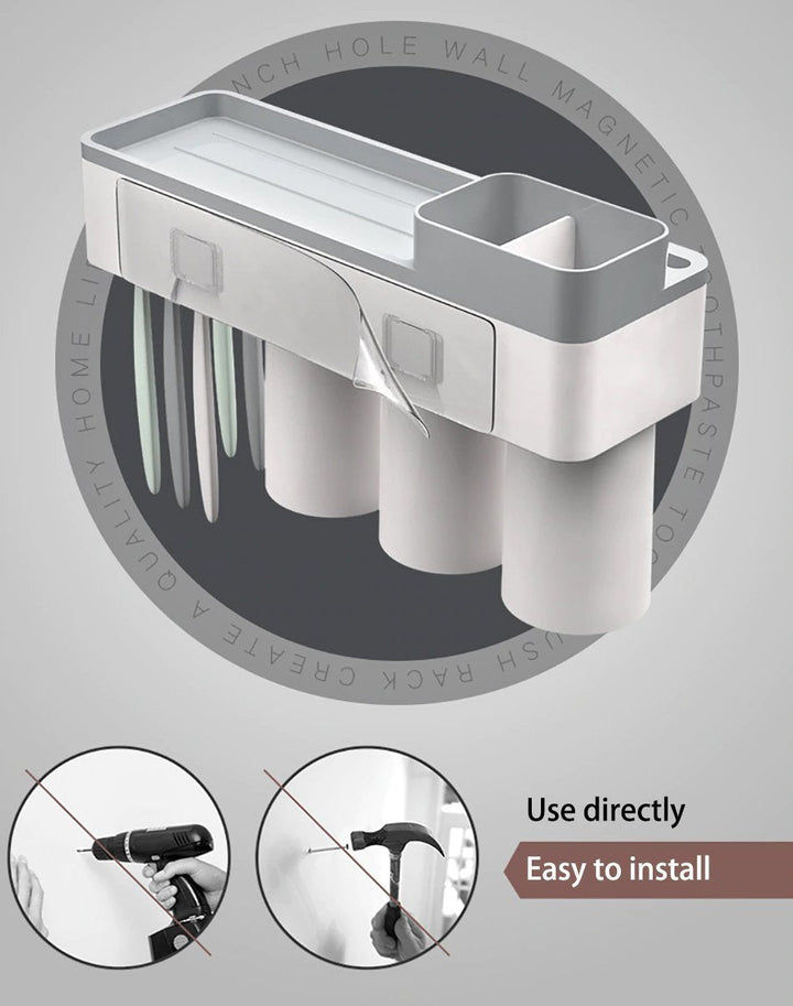 BowLift | Drill-free Toiletry Storage Set