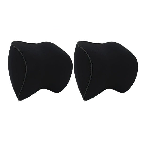 BowLift | DRIVECOMFORT – 2-Pack Memory Foam Neck Pillows for Ergonomic Travel Support