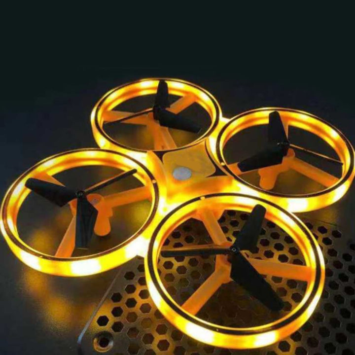 Drone-Hand-Quadcopter (with LED light and cool loop function) | Bowlift