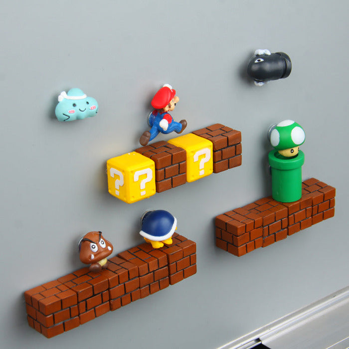 BowLift | MarioMagnet – Cheerful Refrigerator Magnets for Super Mario Fans - Kitchen Decoration