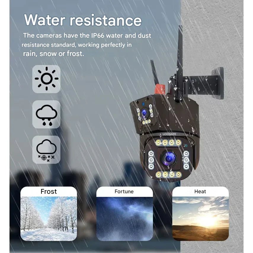 BowLift | GUARDIAN EYE 4K – Wireless Outdoor Security Camera with Solar Panel & 10x Zoom