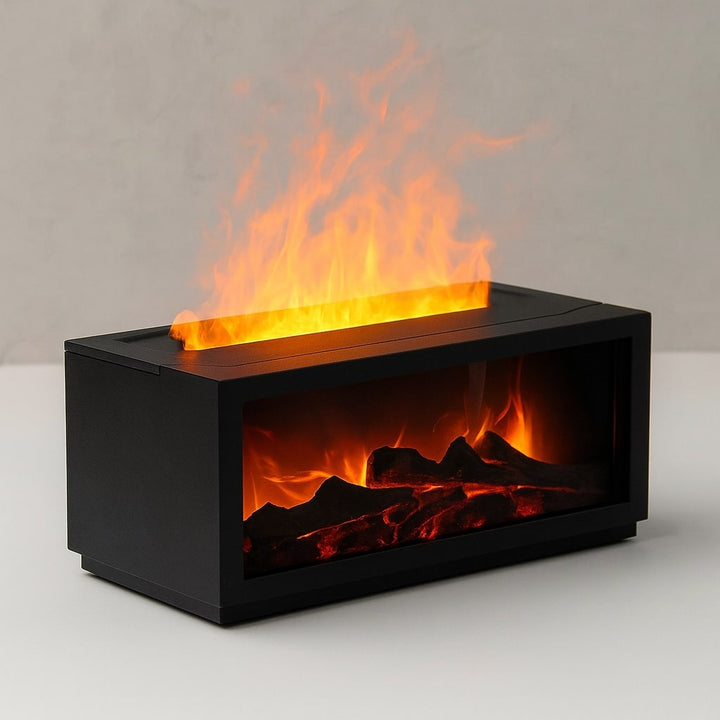 VlamMist Aroma Diffuser 300ml – Scent Lamp with Flame Effect | Bowlift