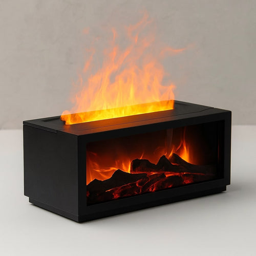 VlamMist Aroma Diffuser 300ml – Scent Lamp with Flame Effect | Bowlift