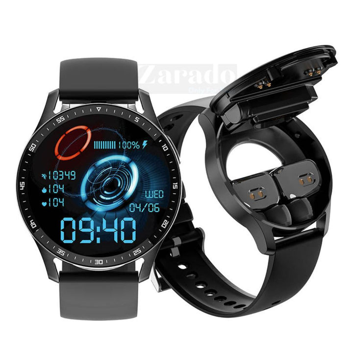 SmartLink Watch – Stylish Smartwatch with Earbuds Bowlift
