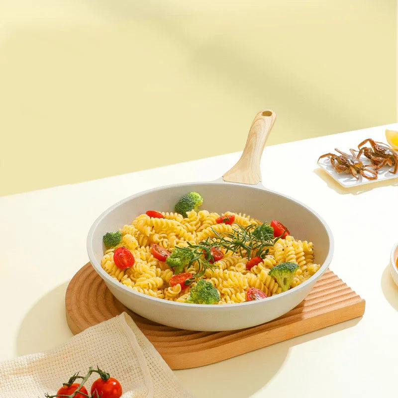 Durable Non-Stick Ceramic Frying Pan and Wok Pan Universal Cookware | Bowlift