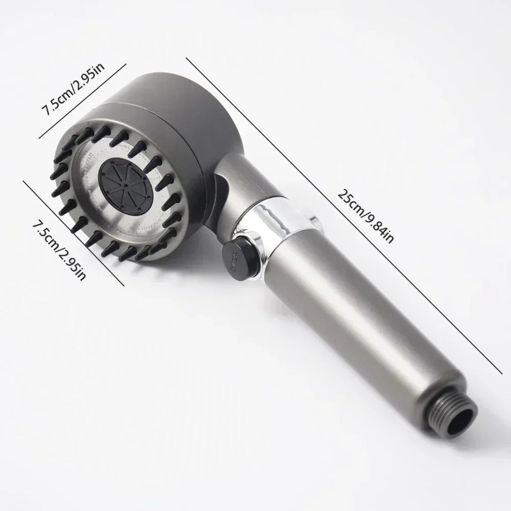 PowerStraal Showerhead with Filter and 3 Adjustable Spray Options | Bowlift