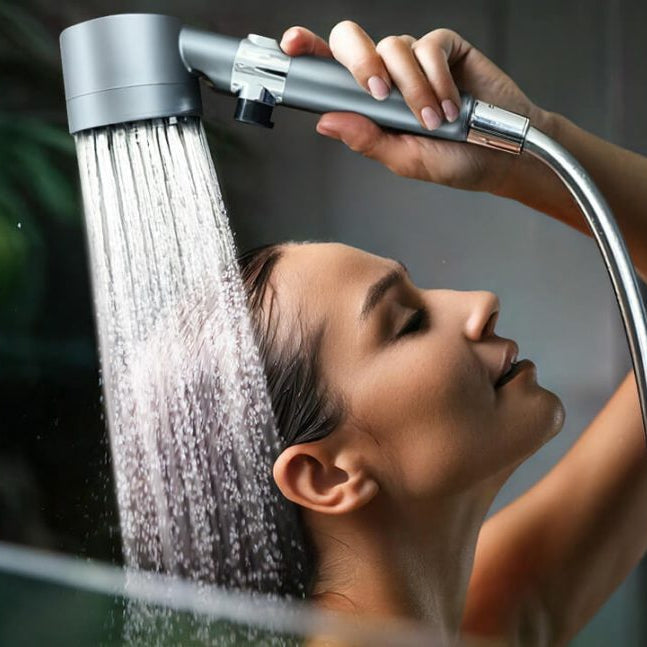 PowerStraal Showerhead with Filter and 3 Adjustable Spray Options | Bowlift