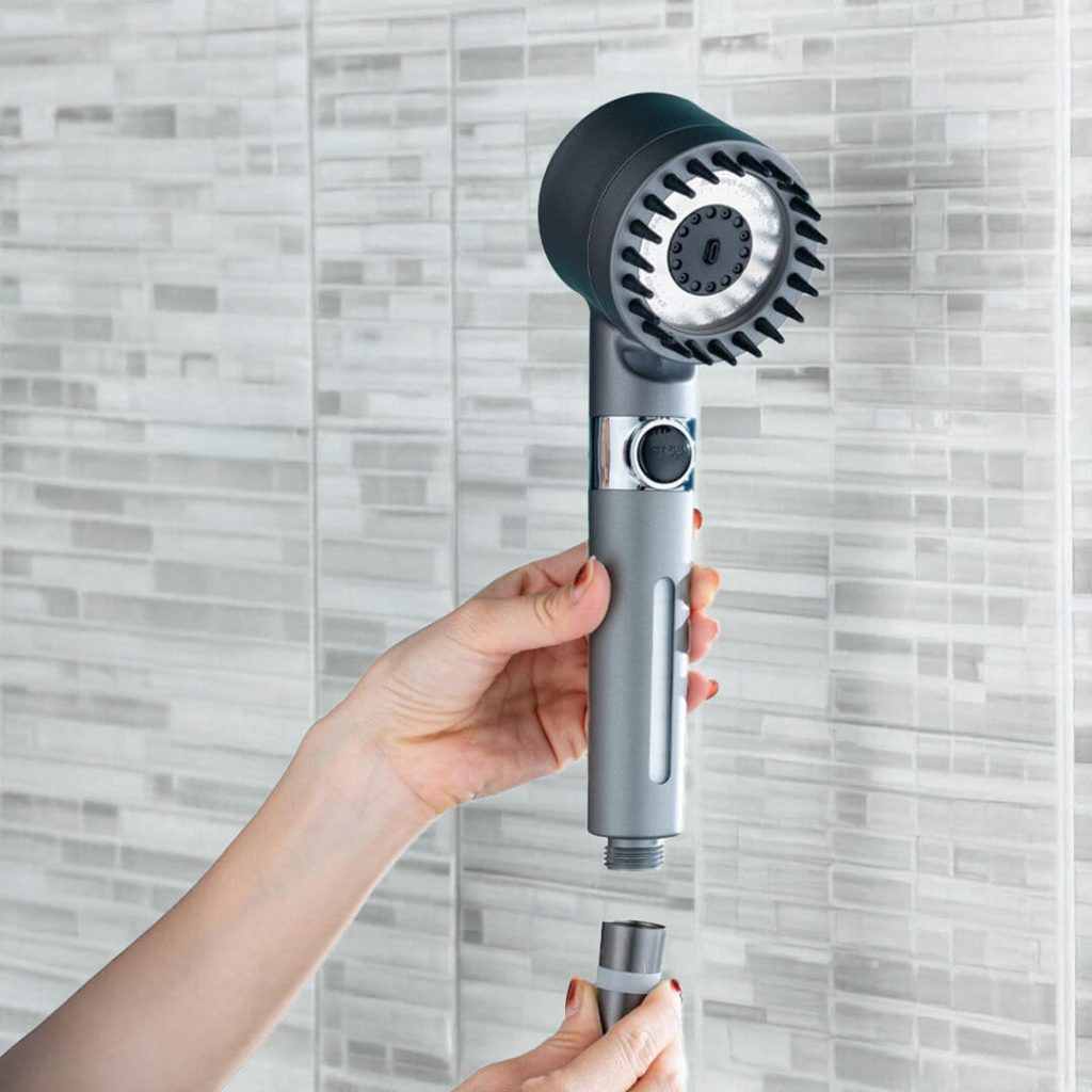 PowerStraal Showerhead with Filter and 3 Adjustable Spray Options | Bowlift