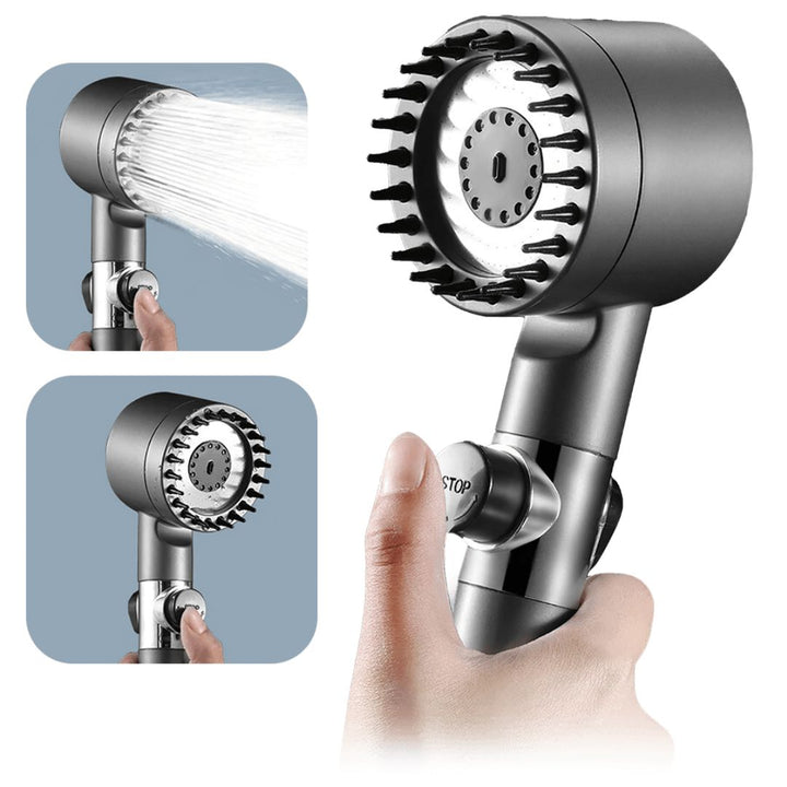 PowerStraal Showerhead with Filter and 3 Adjustable Spray Options | Bowlift