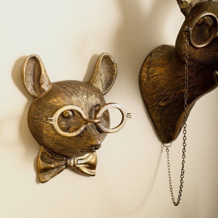 ArtBeest Animal Head Wall Decoration – Hand-Painted Playful Figures Made of Resin | Bowlift