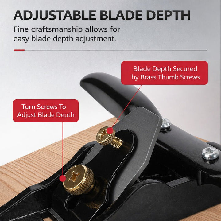 Premium Ebony Wood Planer Bowlift