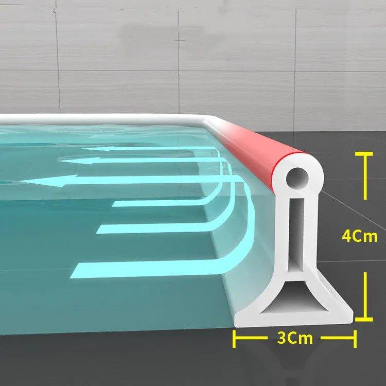 BowLift | FlexiSeal Shower Edge — No more wet floors and frustration in the bathroom, stay dry – completely stress-free installation!