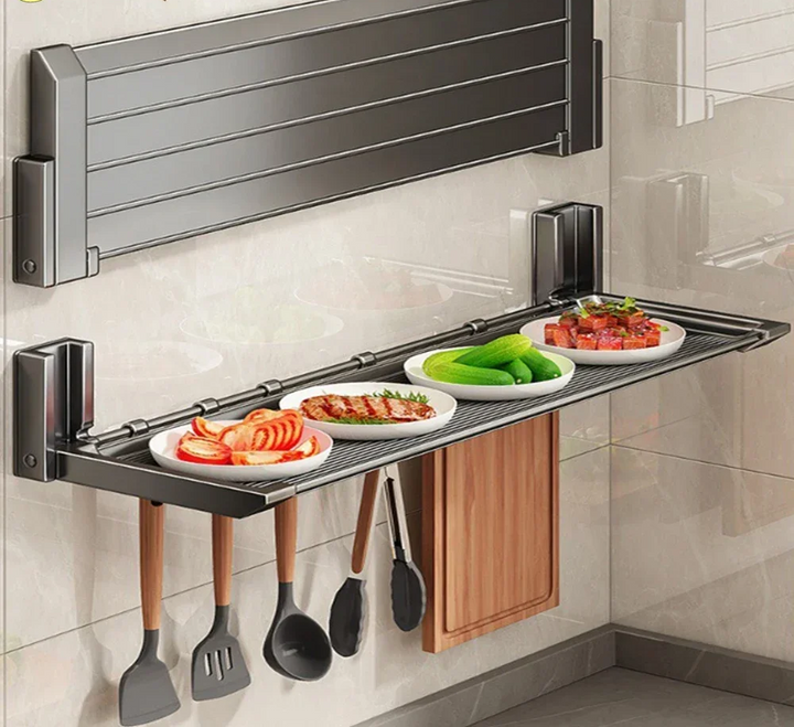 FlexiRack – Collapsible Spice Rack with Hooks Bowlift