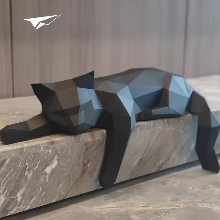 BowLift | Modern Cat Figurine