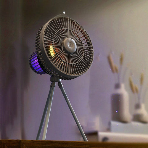 Portable Outdoor Mood Light Rechargeable Fan | Bowlift
