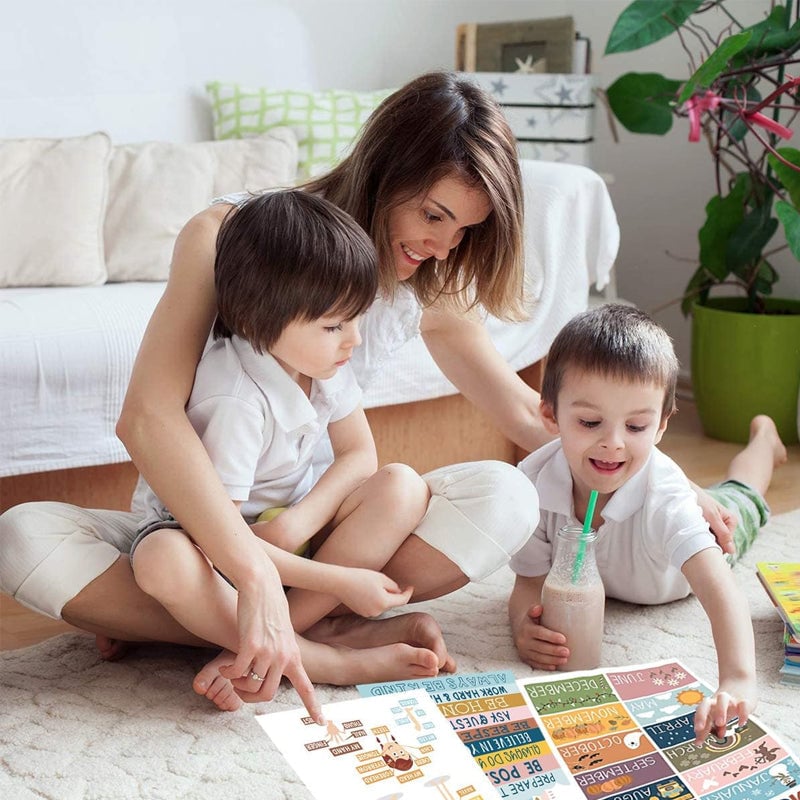 BowLift | 📚Boho PreK Educational Posters 16 pcs