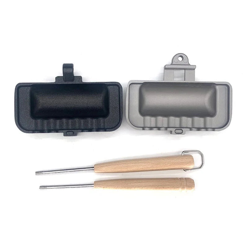 BowLift | Double-sided sandwich pan – Non-stick aluminum breakfast roaster