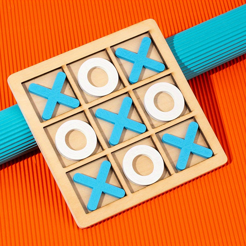 BowLift | Wooden Tic Tac Toe Kids Puzzle Game