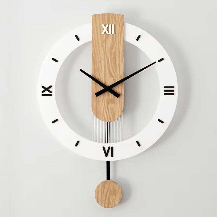 BowLift | Nordic Modern Solid Wood Wall Clock