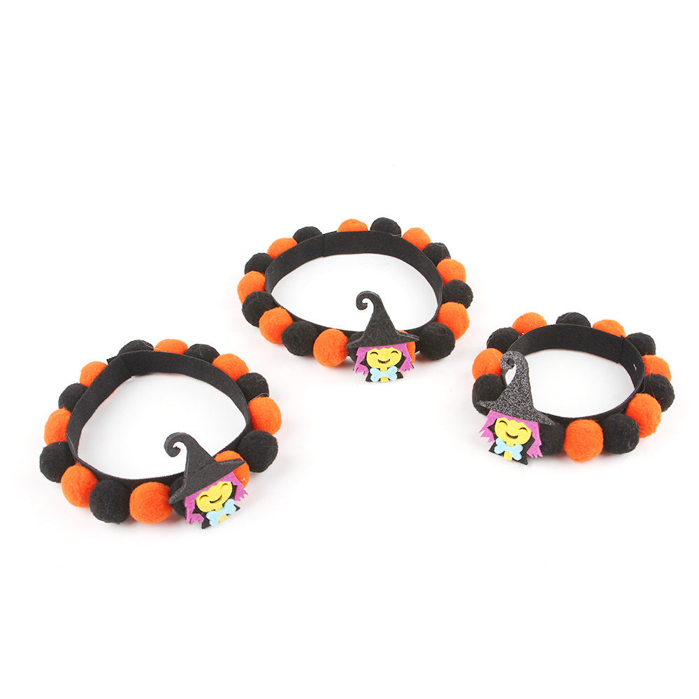 BowLift | Halloween Pet Collar – Adjustable Dog and Cat Neck with Pumpkin and Skull Designs