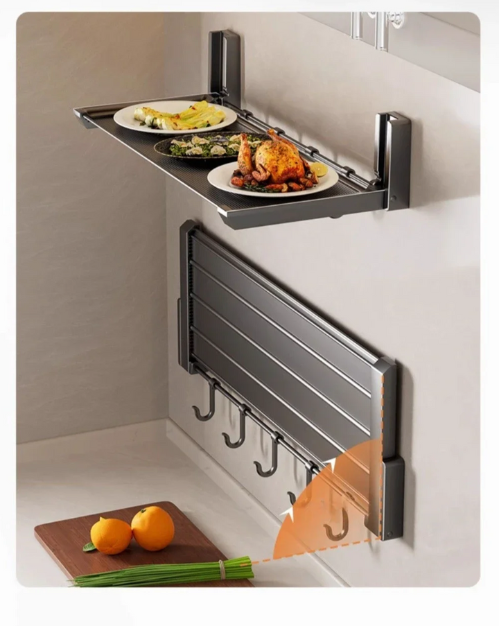 FlexiRack – Collapsible Spice Rack with Hooks Bowlift